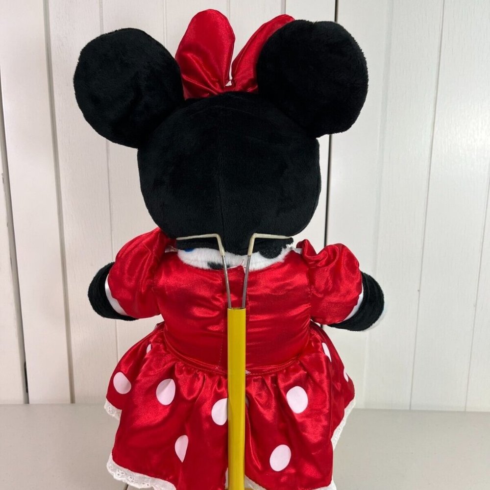 Build A Bear Downtown Disney White Bear W/ Minnie Mouse Costume View 4